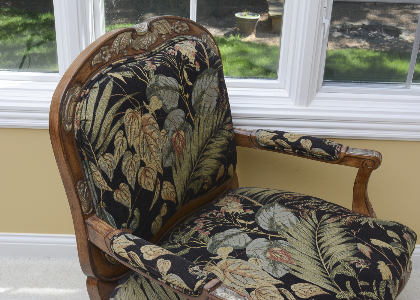 Louis XV Style Fauteuil Chair by Smith Brothers of Berne