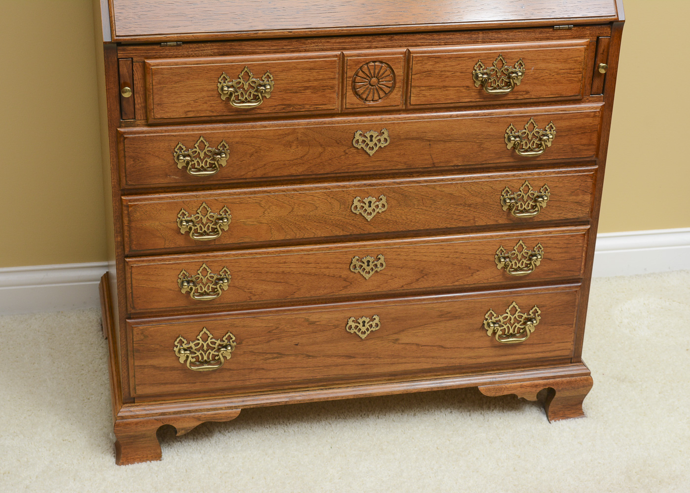 Thomasville "Fisher Park" Oak Secretary Desk