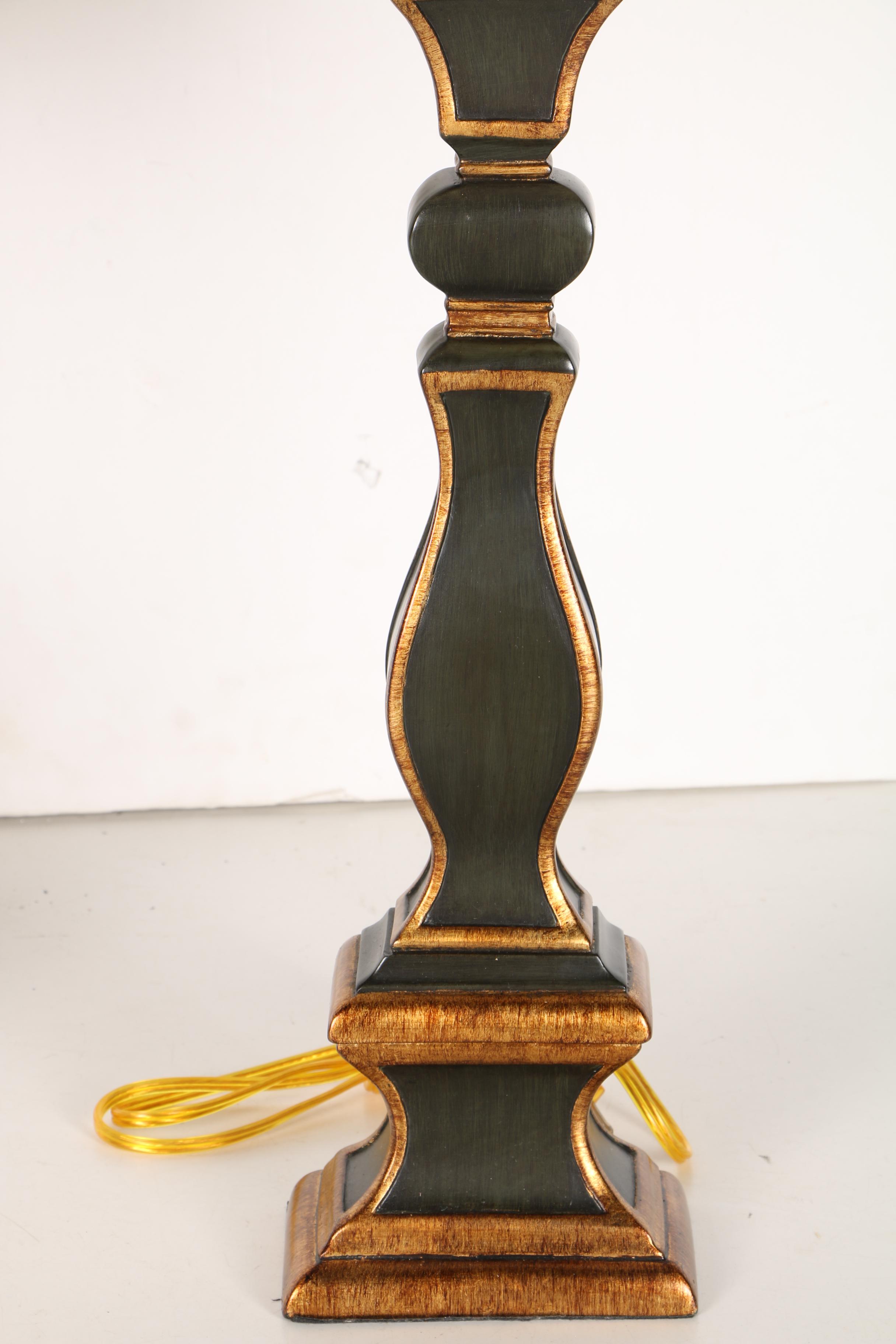 Black and Gold Tone Table Lamps