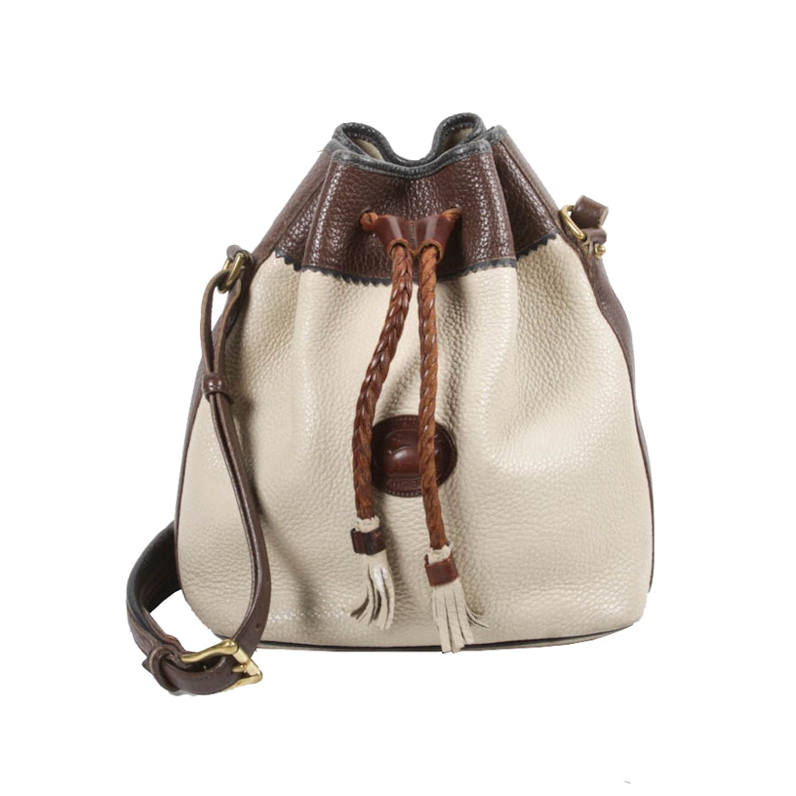 Dooney & Bourke Leather Drawstring Handbag