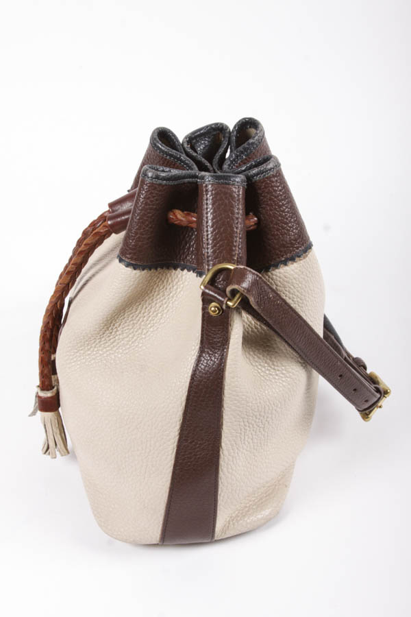 Dooney & Bourke Leather Drawstring Handbag