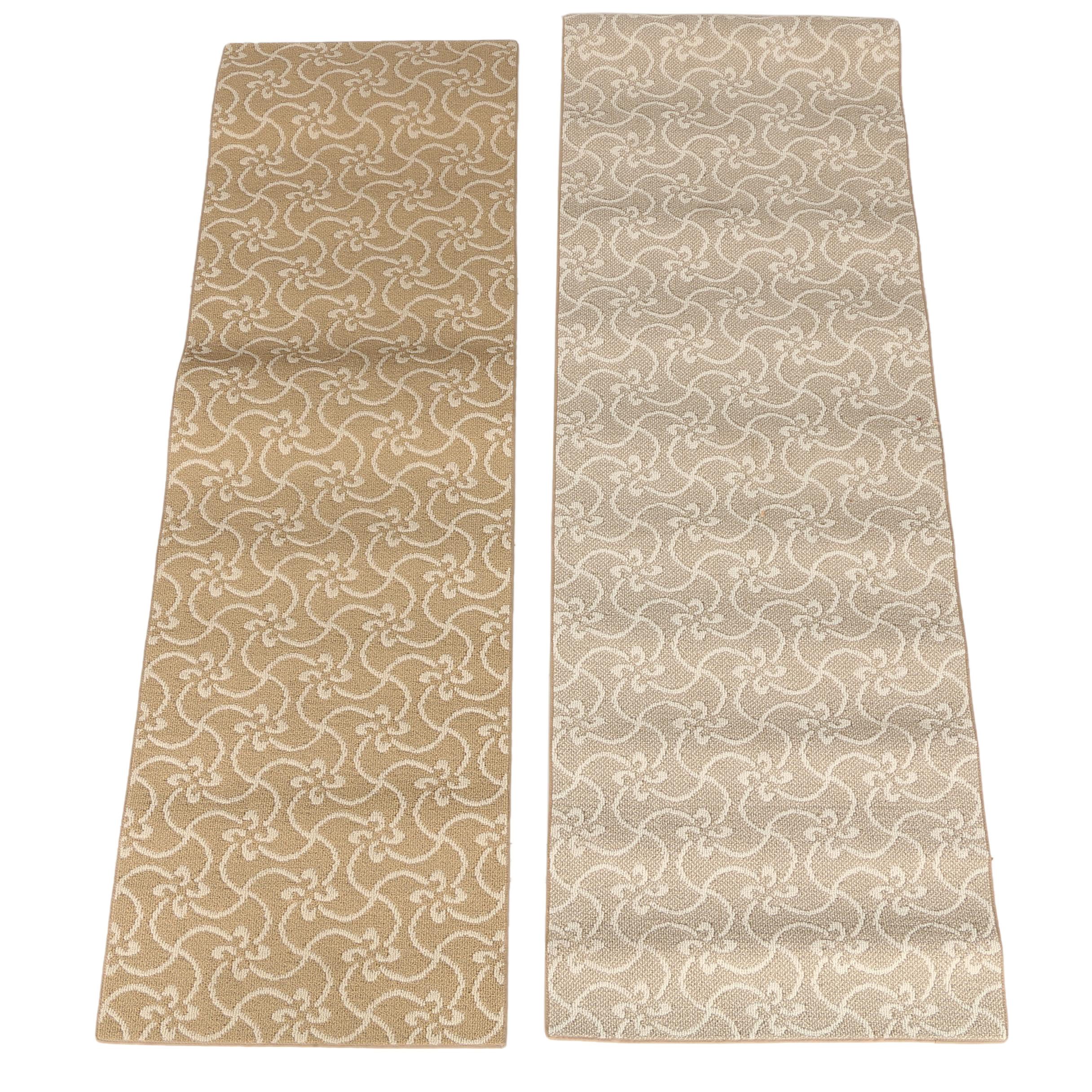 Contemporary Neutral Beige Carpet Runners