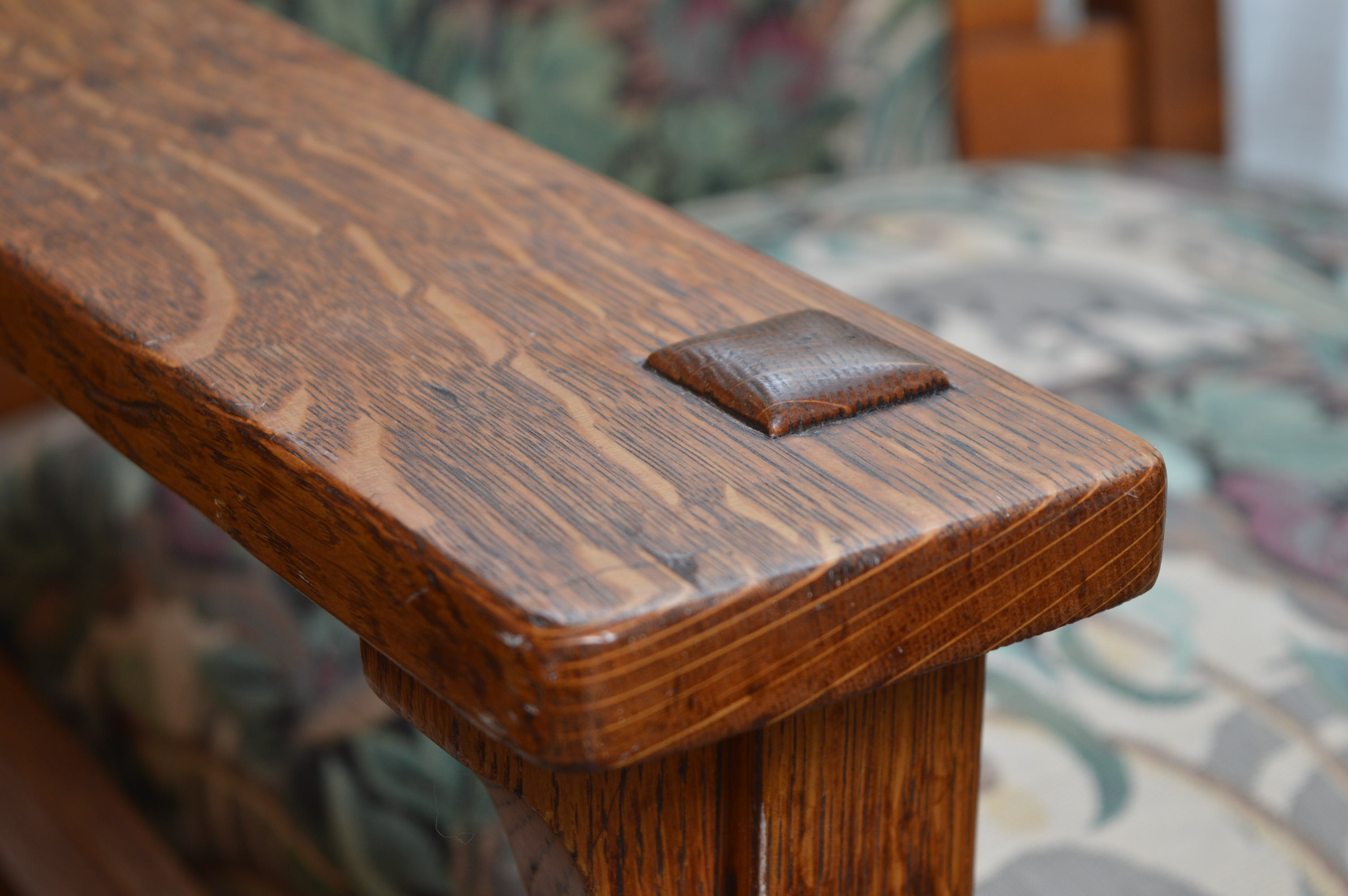 Antique L. & J. G. Stickley Mission Style Oak Rocking Chair