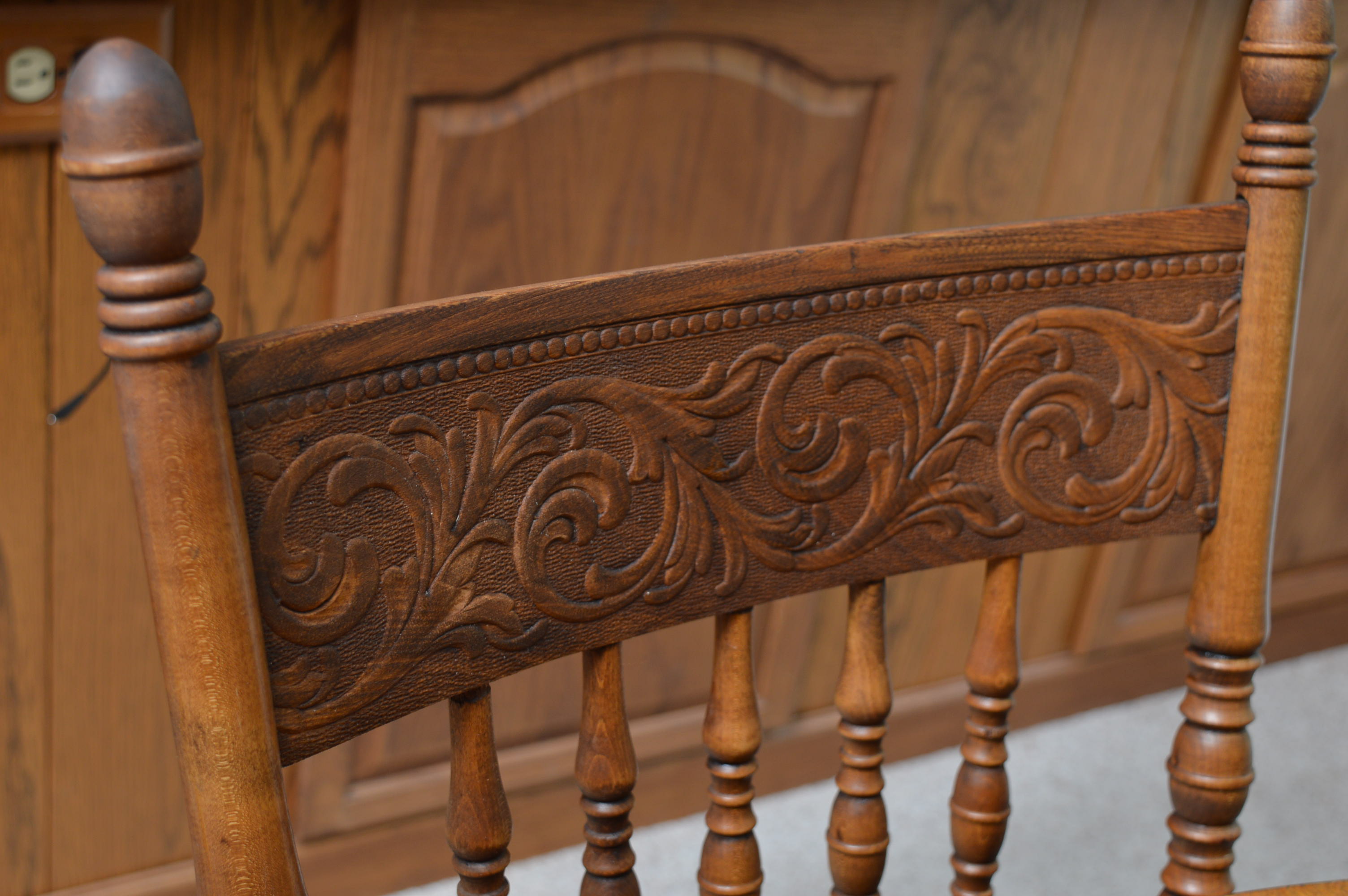 Oak Pedestal Dining Table with Chairs
