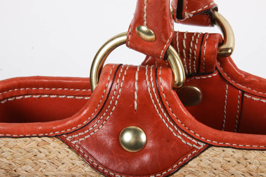 Coach Straw Handbag