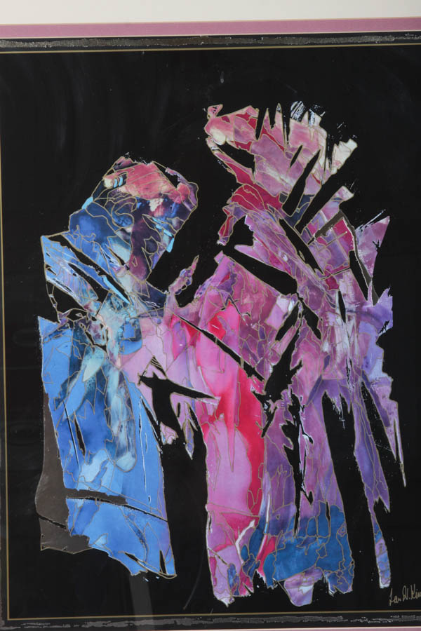 Ian W. King Offset Lithograph Abstract