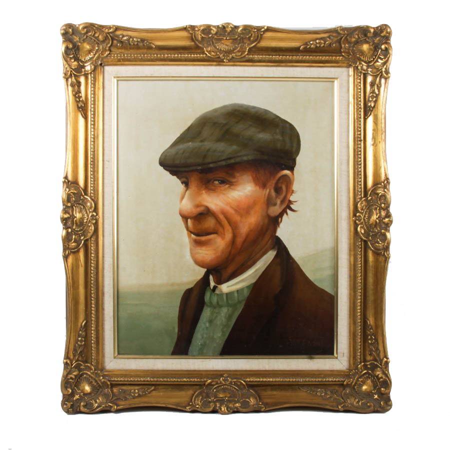 Sweeney Original Oil Portrait