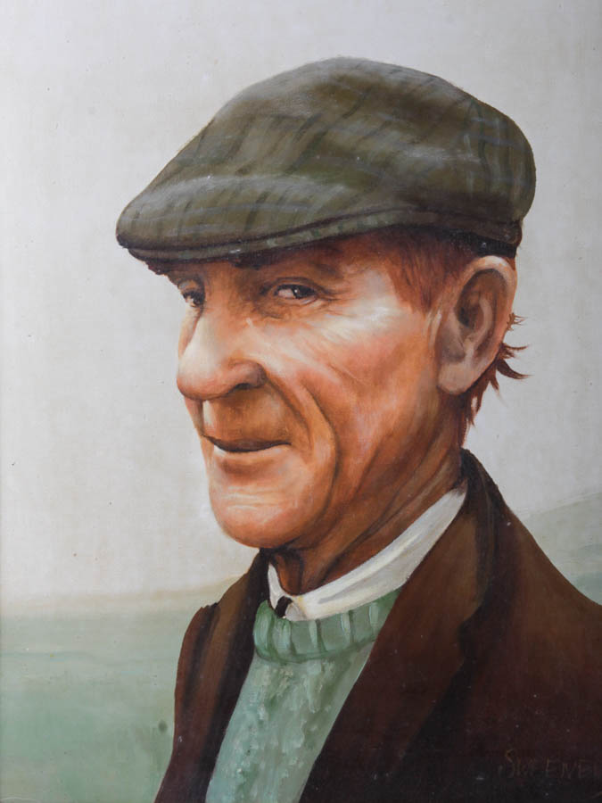 Sweeney Original Oil Portrait