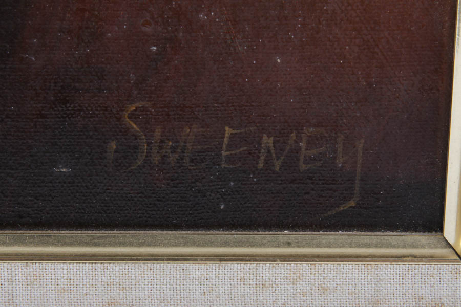 Sweeney Original Oil Portrait