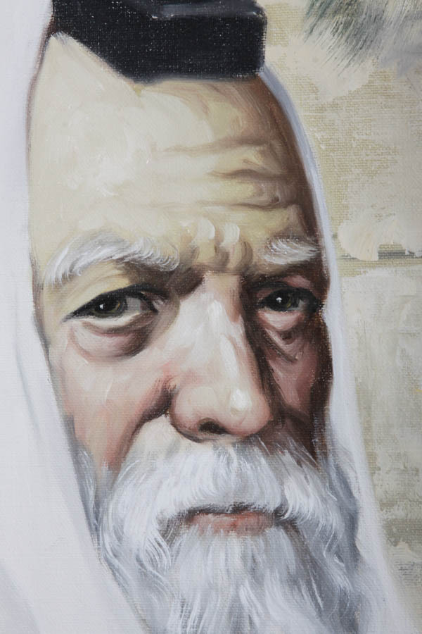 David Pelbam Original Portrait Painting on Canvas