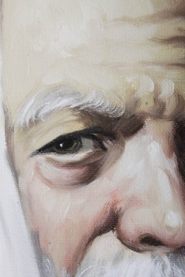 David Pelbam Original Portrait Painting on Canvas