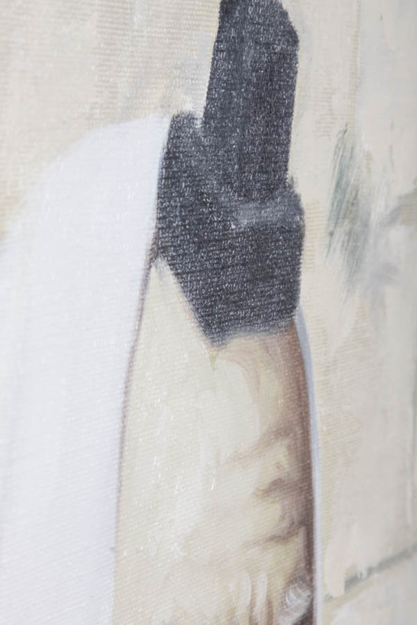 David Pelbam Original Portrait Painting on Canvas