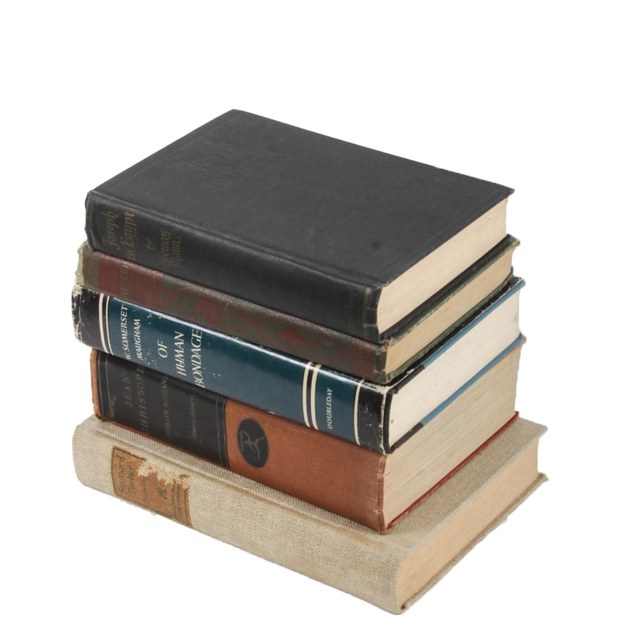 Vintage Novel Collection Including "Pinocchio"