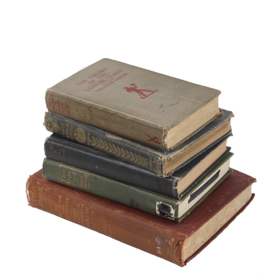 Group of Antique and Vintage Historical Books