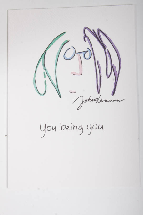 John Lennon and Yoko Ono 1980s Art Cards, Book and More