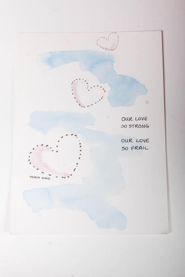 John Lennon and Yoko Ono 1980s Art Cards, Book and More