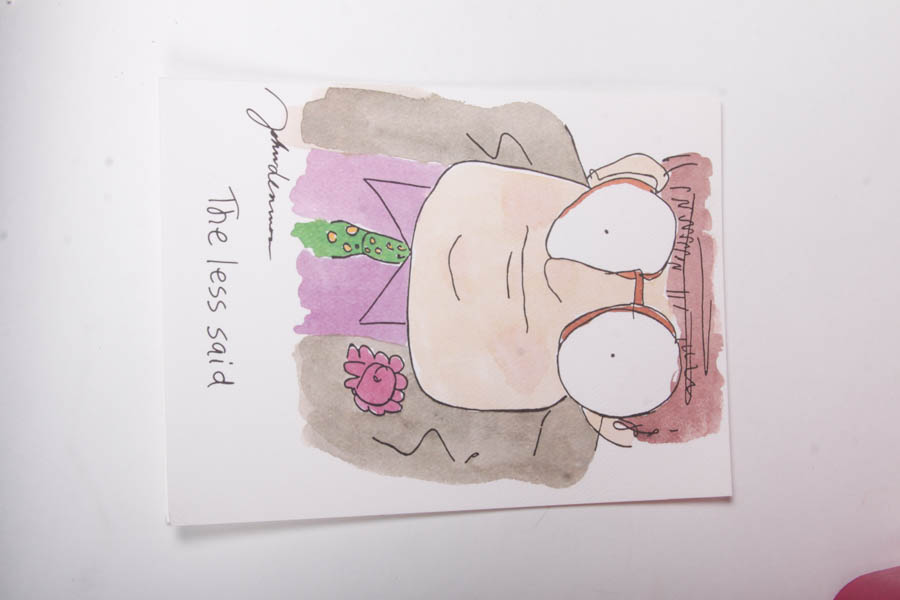 John Lennon and Yoko Ono 1980s Art Cards, Book and More