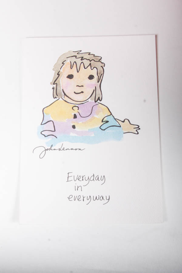 John Lennon and Yoko Ono 1980s Art Cards, Book and More