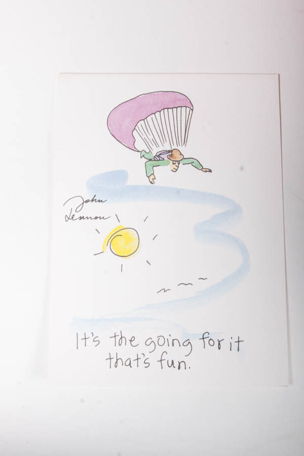 John Lennon and Yoko Ono 1980s Art Cards, Book and More