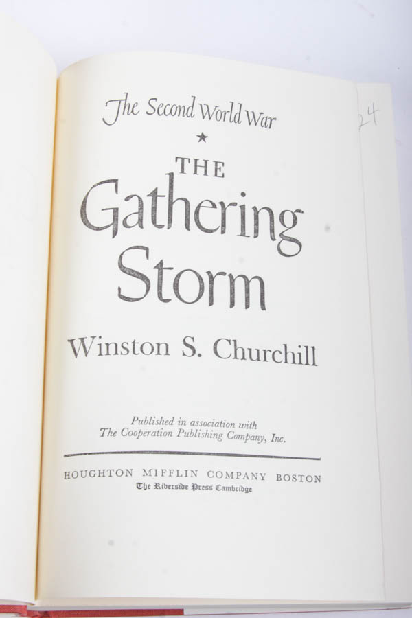 "The Second World War" by Winston Churchill Six Volume Set
