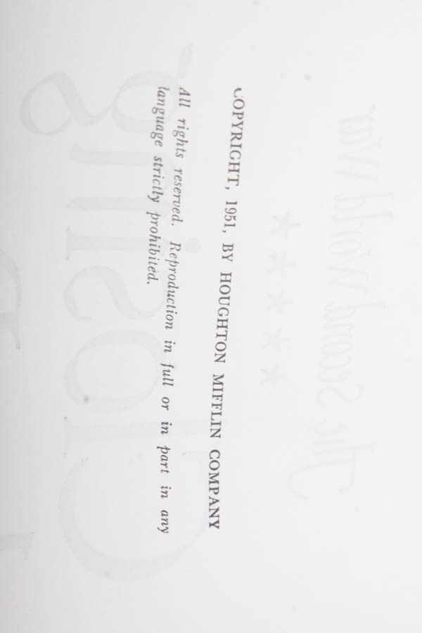 "The Second World War" by Winston Churchill Six Volume Set
