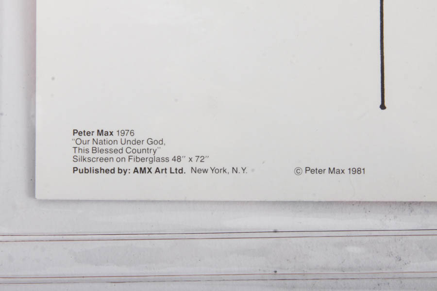 Four Vintage Peter Max Postcards