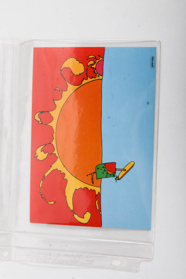 Four Vintage Peter Max Postcards