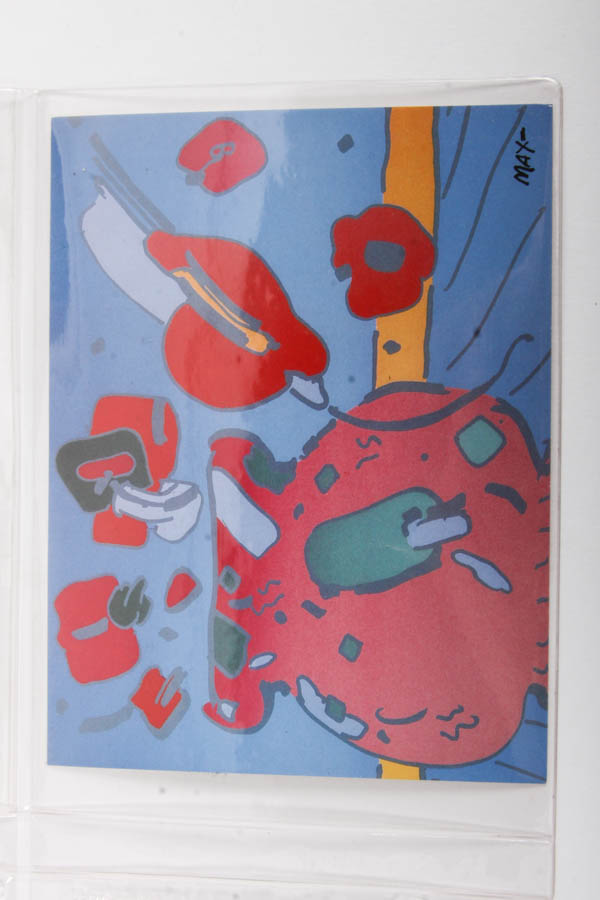 Four Vintage Peter Max Postcards