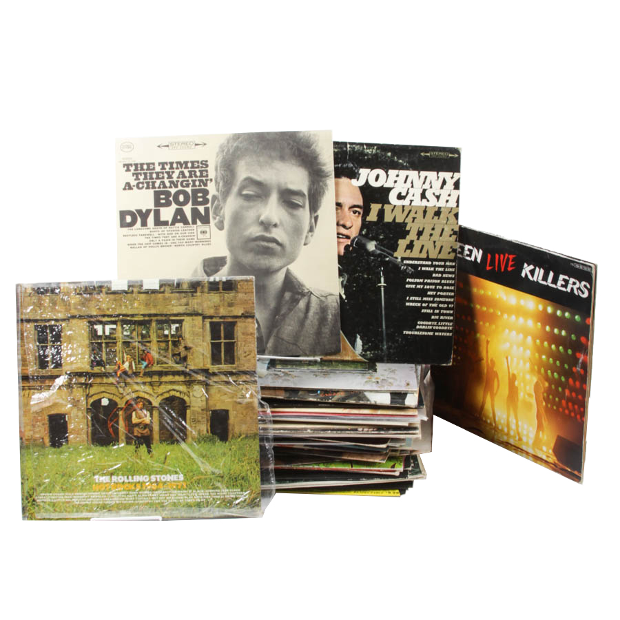 Rolling Stones, Dylan, Sabbath and Other Rock/Pop LPs