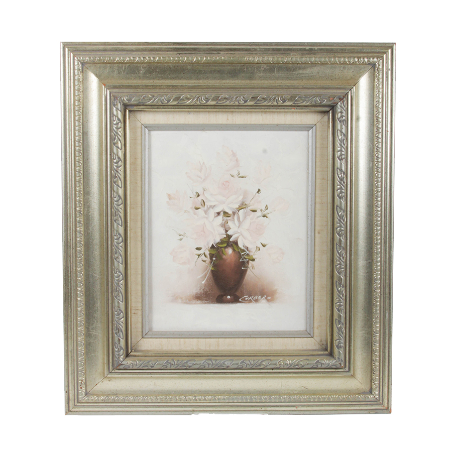 Pair of Original Still Life Paintings on Canvas
