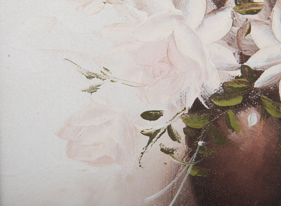 Pair of Original Still Life Paintings on Canvas