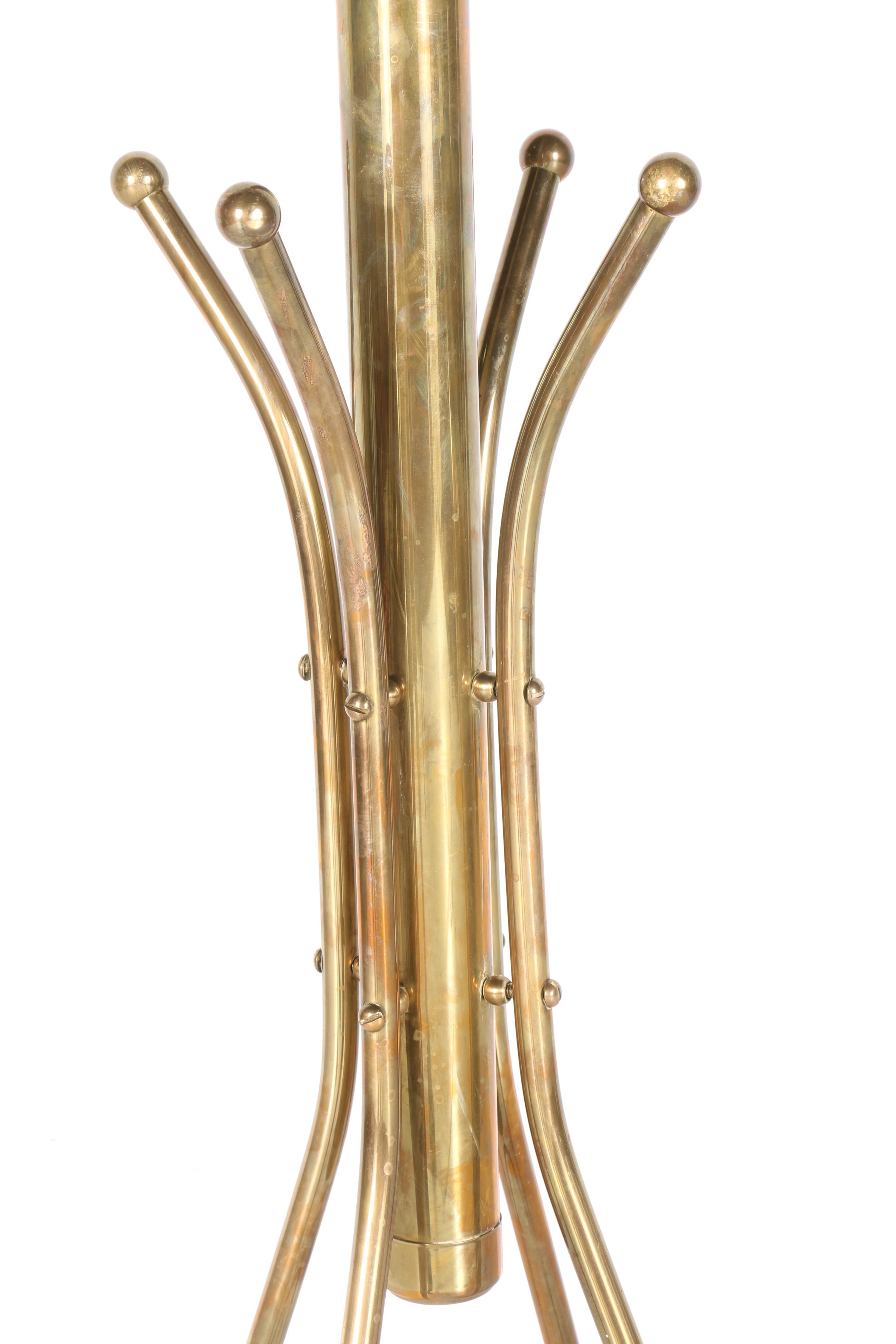 Brass Coat Rack