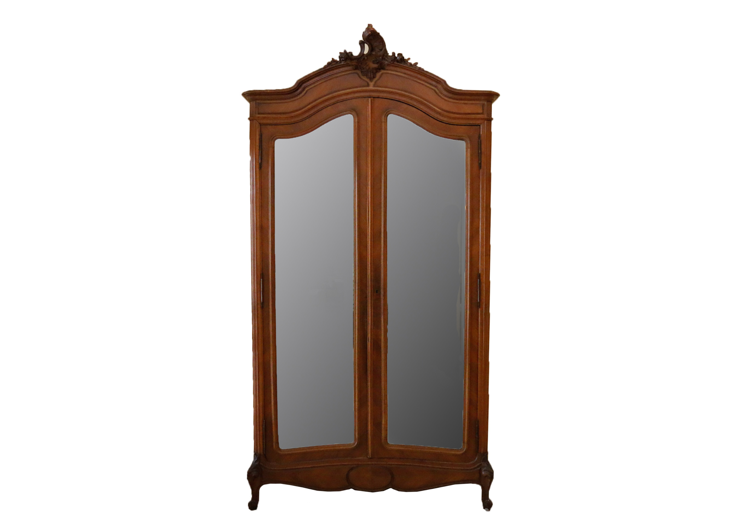 Louis XV Carved Walnut Armoire