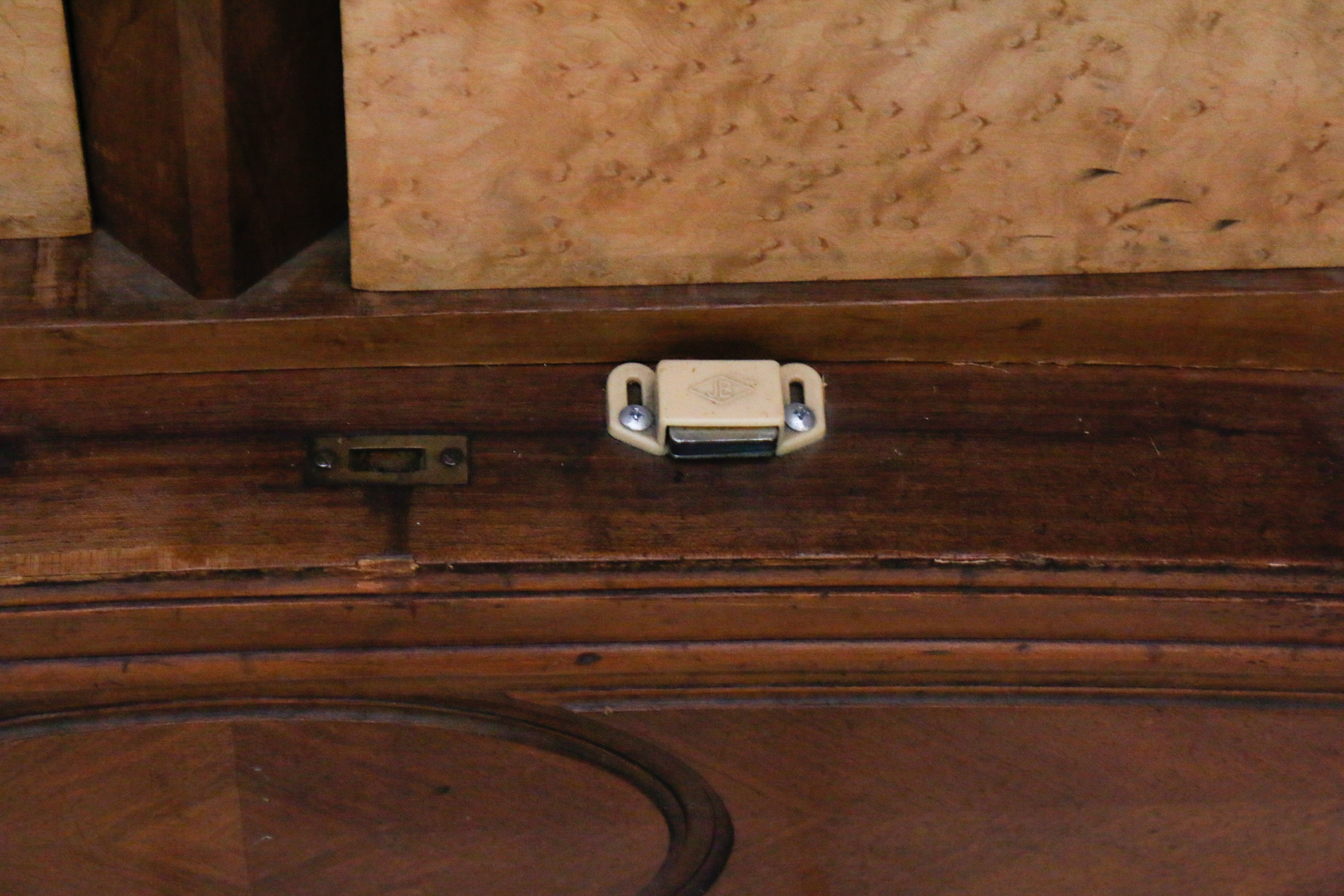 Louis XV Carved Walnut Armoire