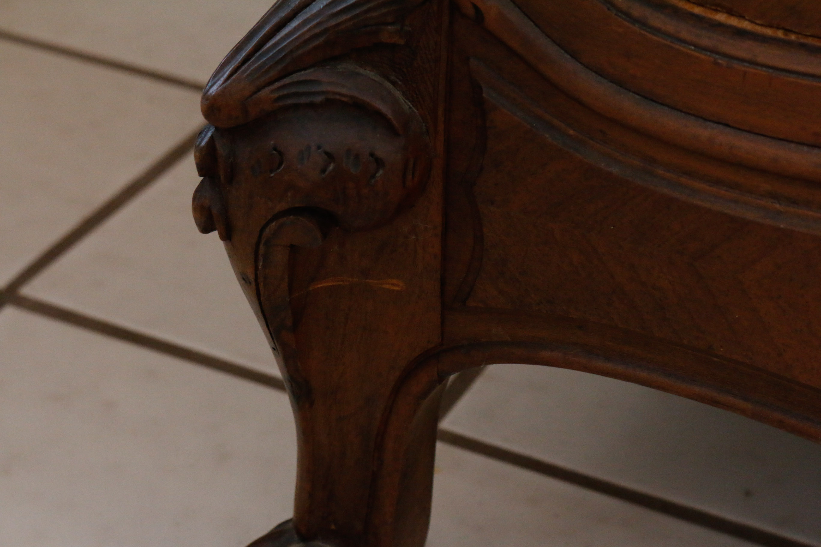 Louis XV Carved Walnut Armoire