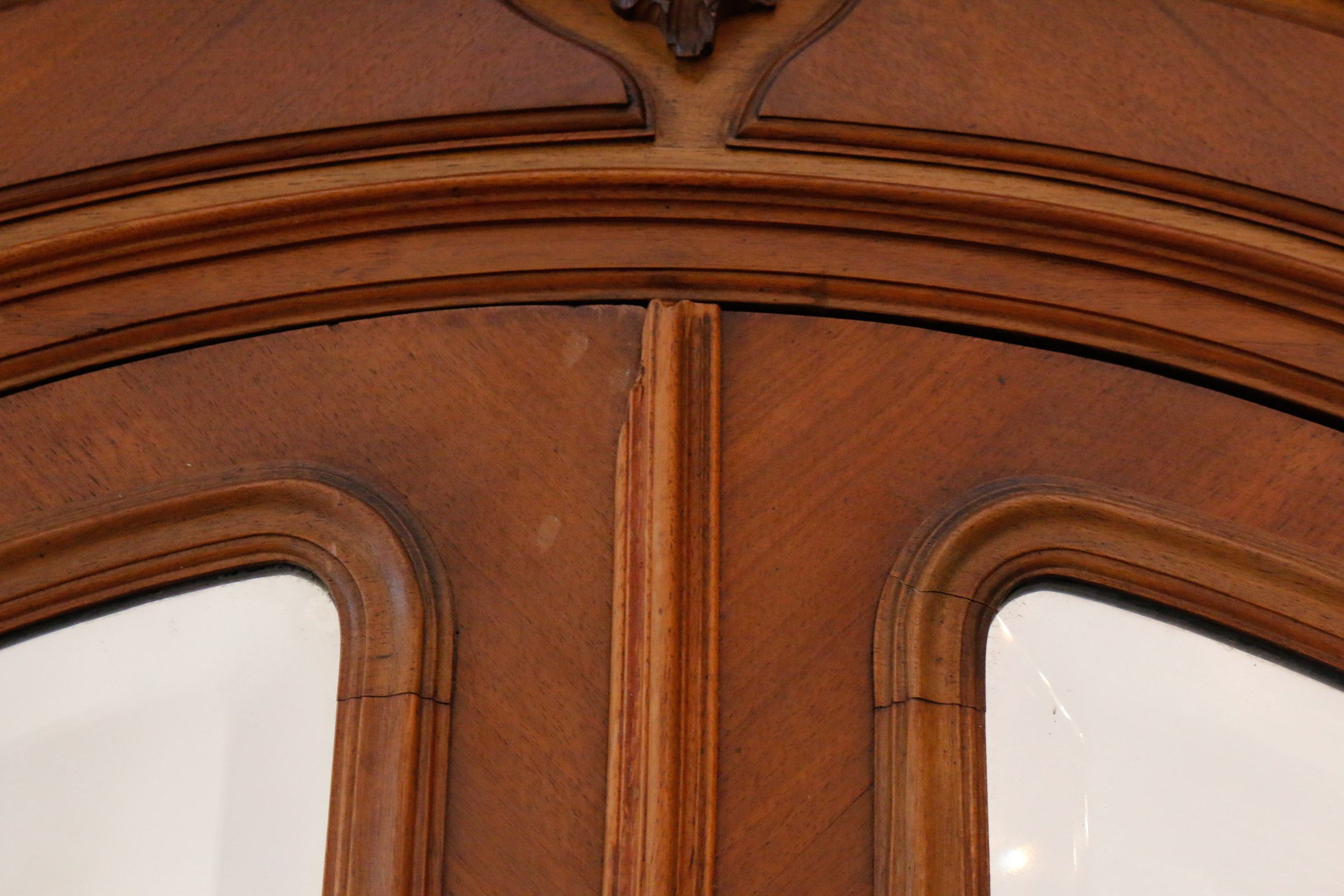 Louis XV Carved Walnut Armoire