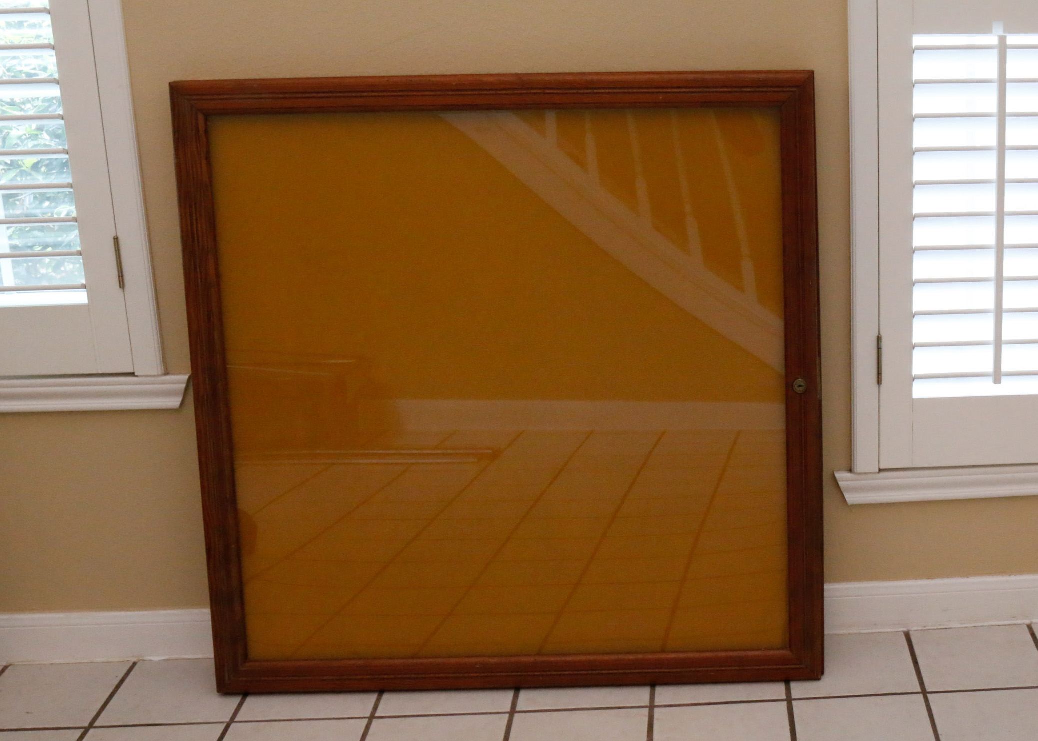 Glass Case Bulletin Board