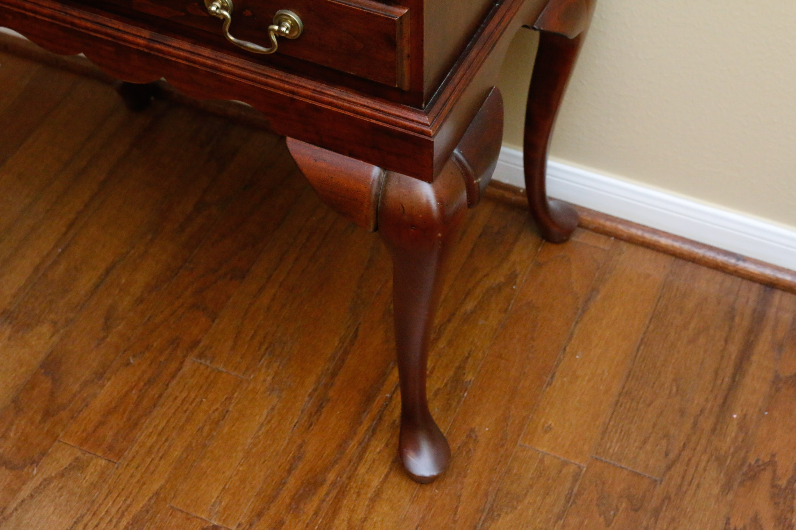 Queen Anne Style Mahogany Flatware Chest