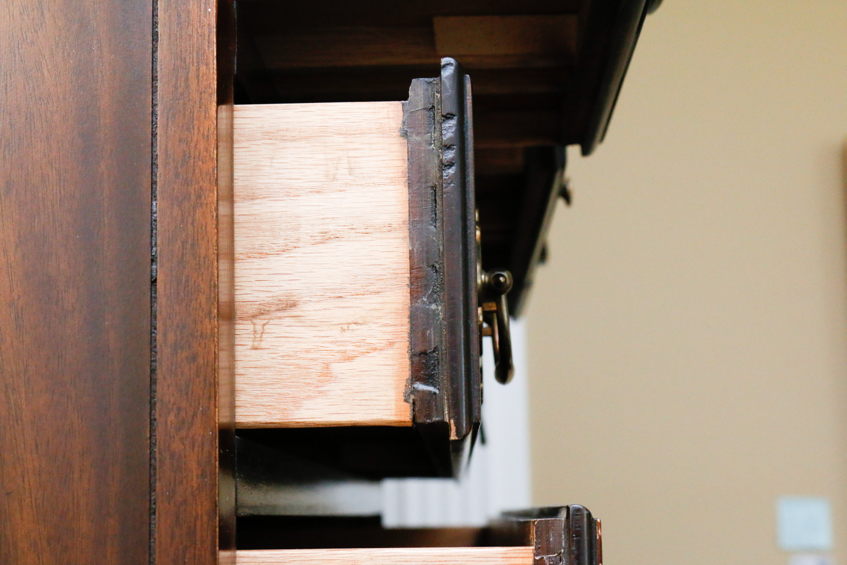 Federal Style Mahogany Highboy Chest of Drawers by Drexel