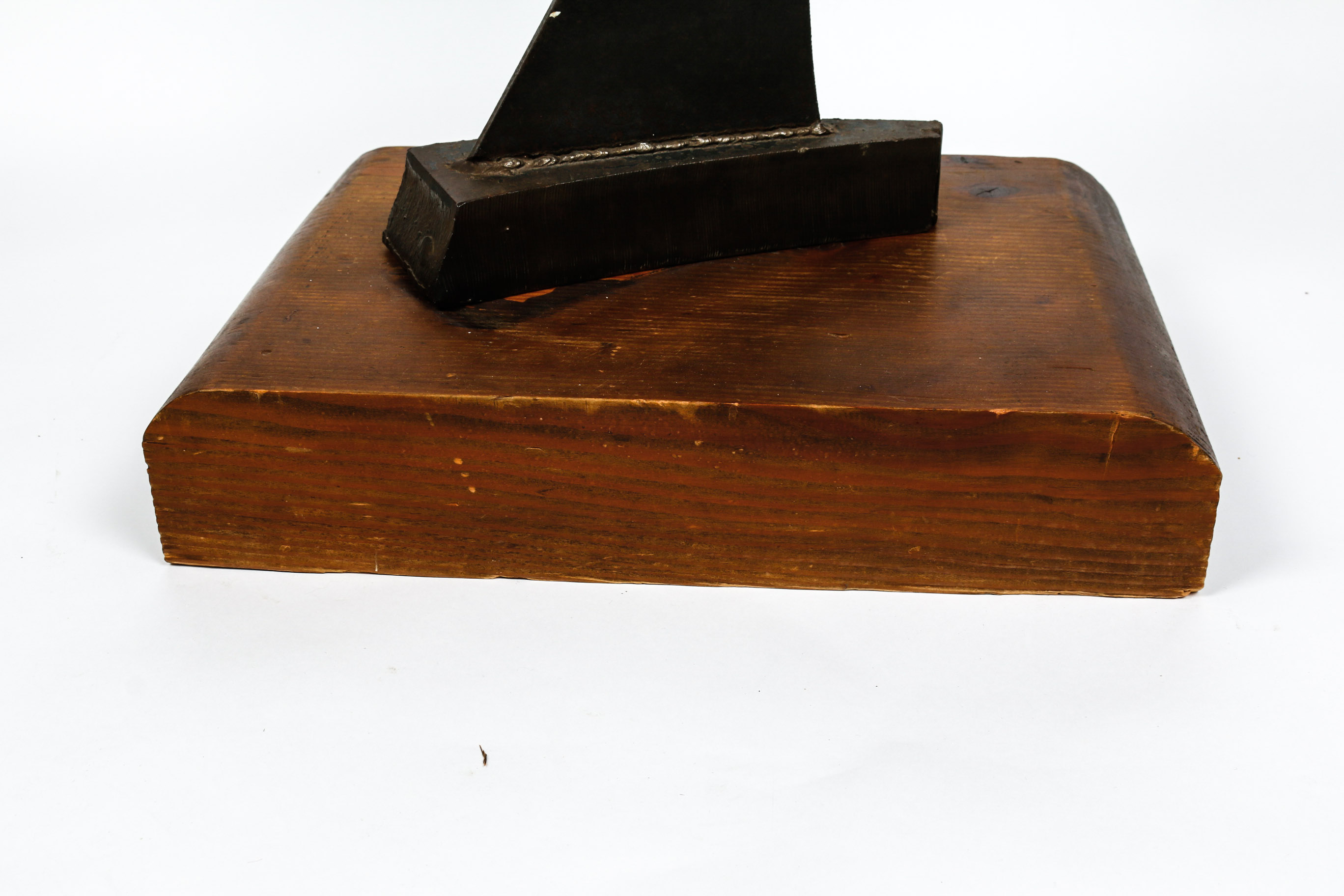 Brutalist Hand Crafted Iron Sculpture