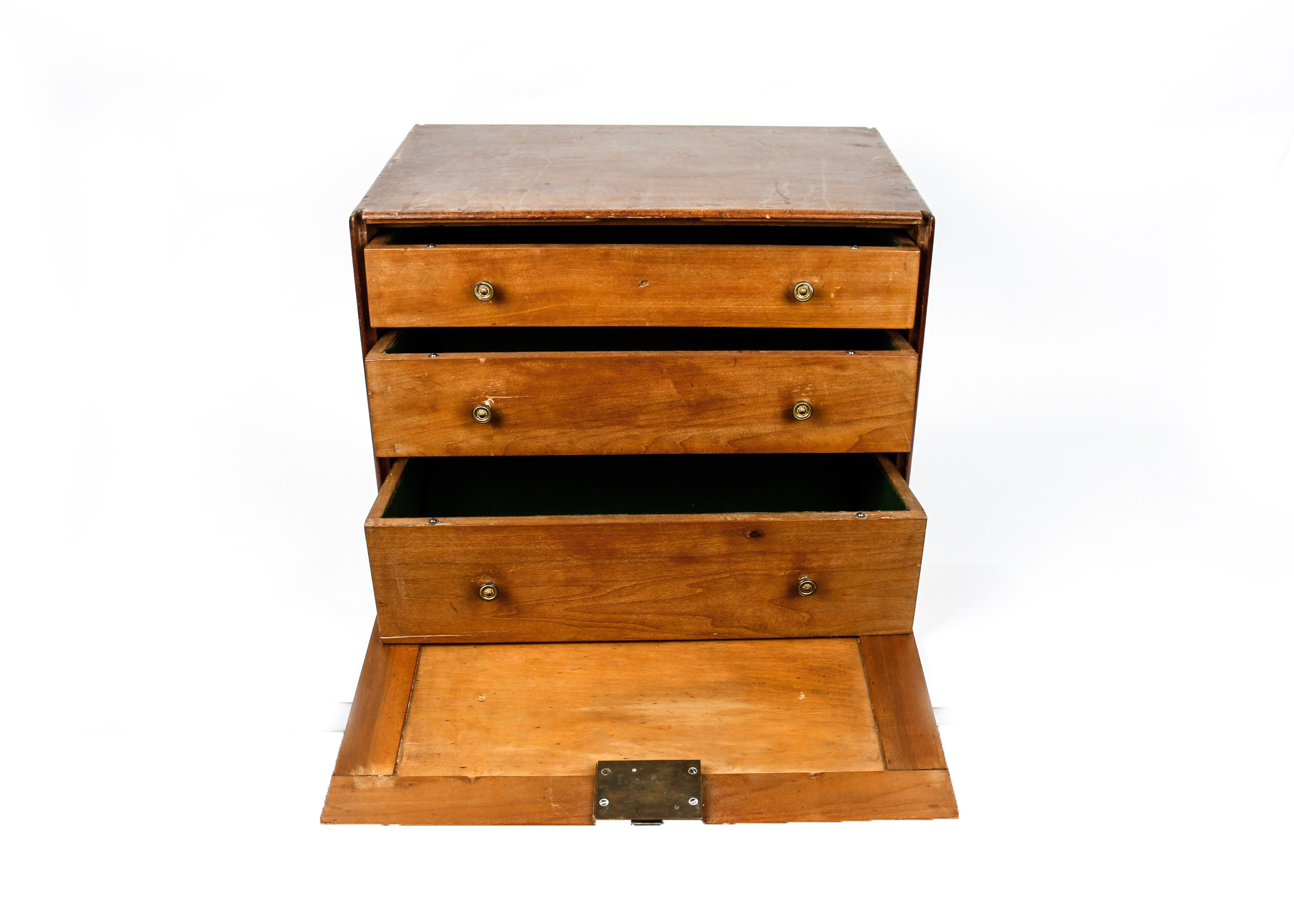 19th Century Wooden Silver Canteen