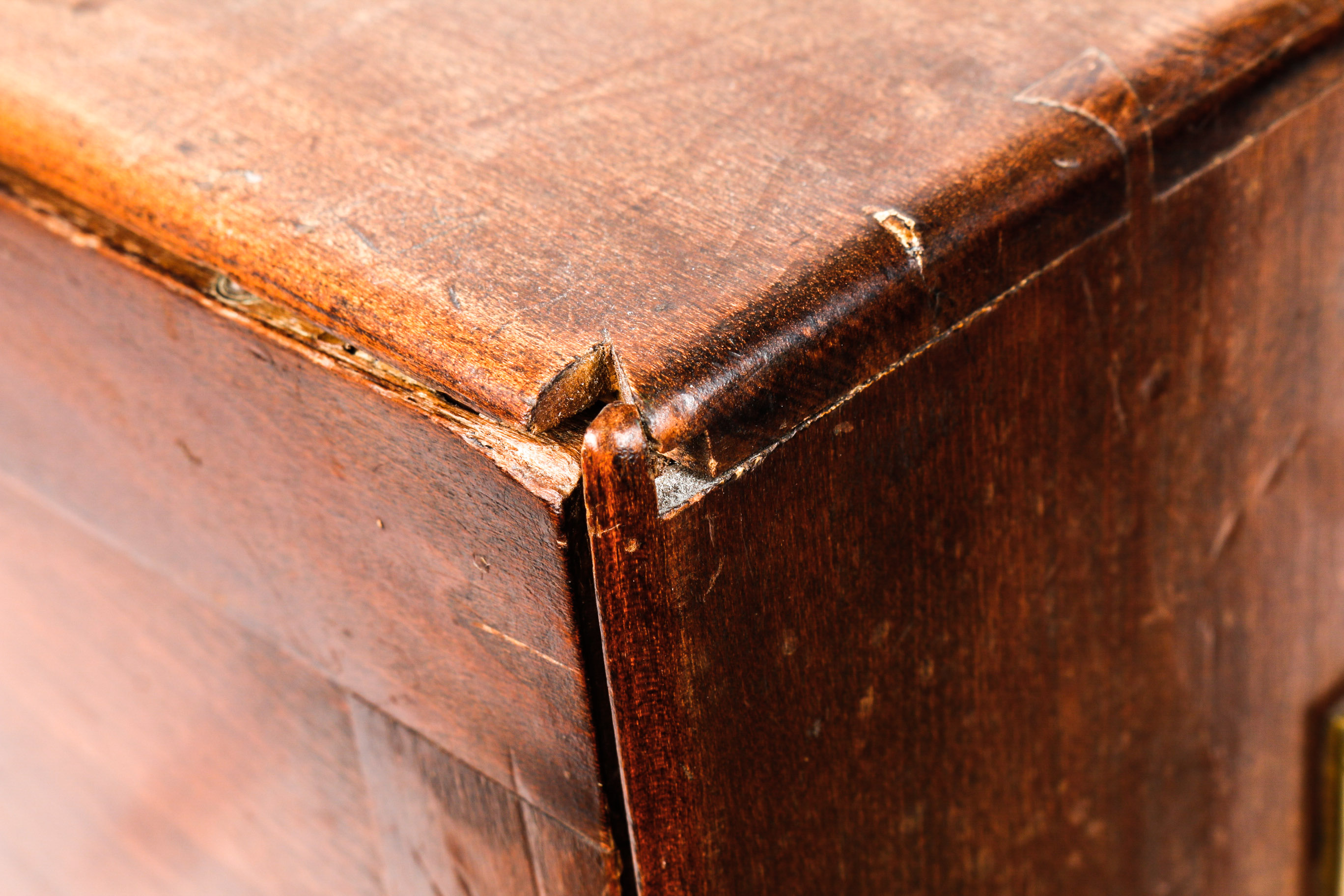 19th Century Wooden Silver Canteen