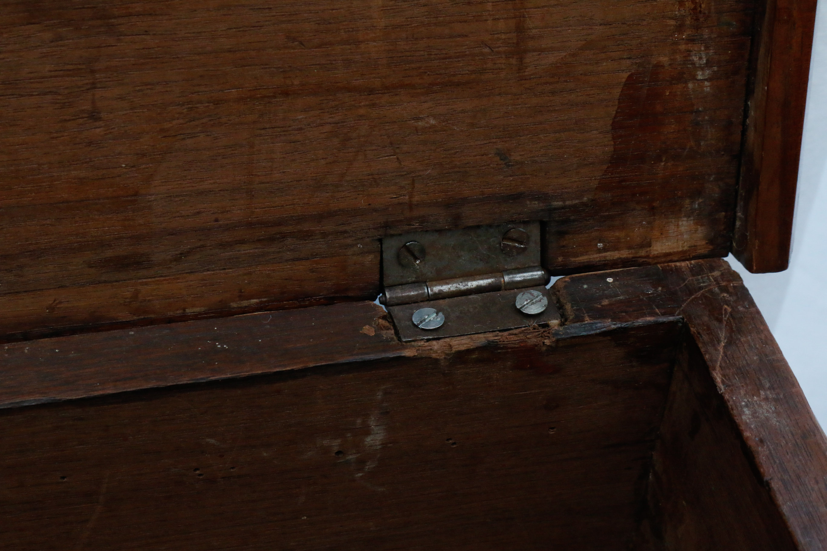 Antique Oak Blanket Chest