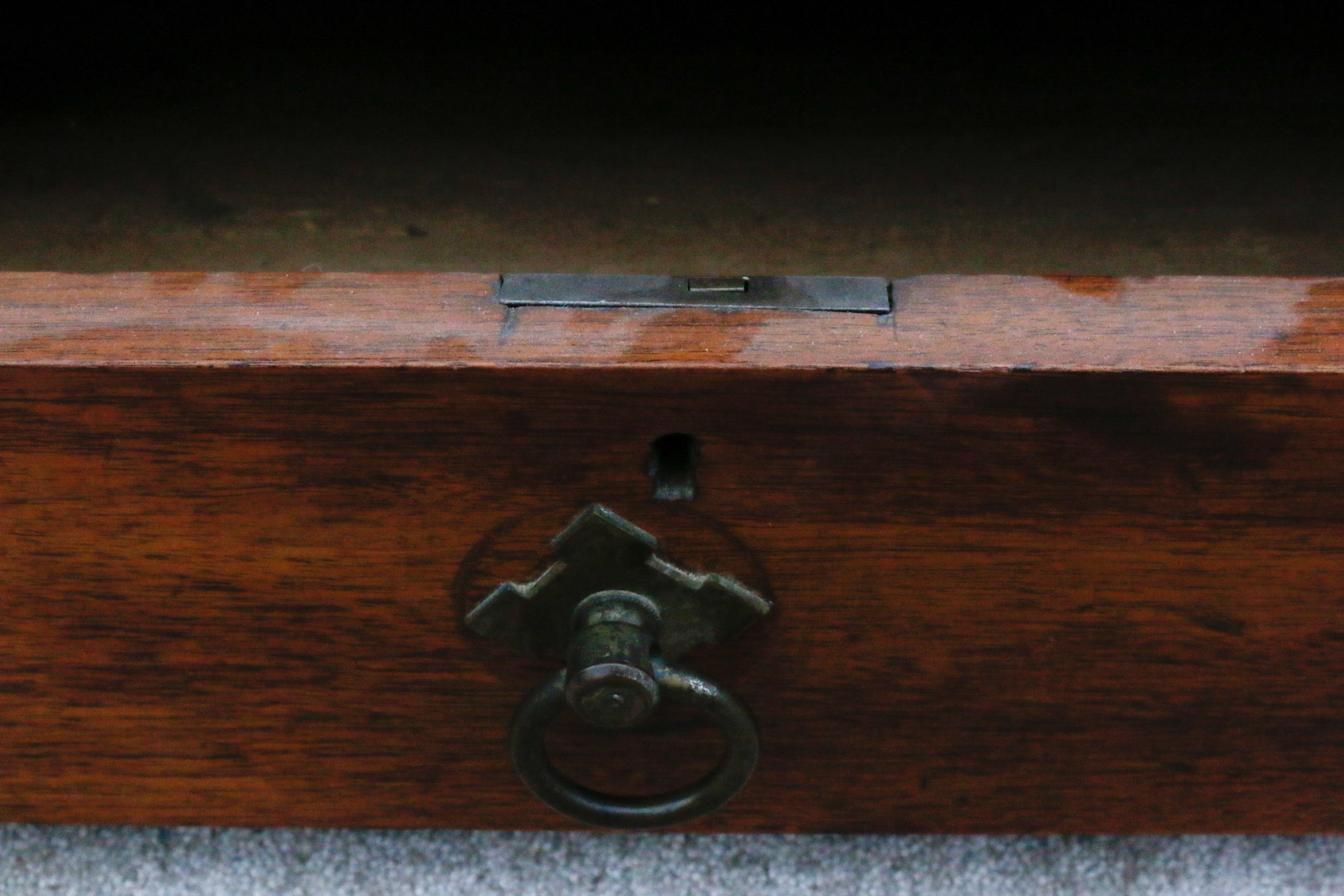 Antique Oak Blanket Chest