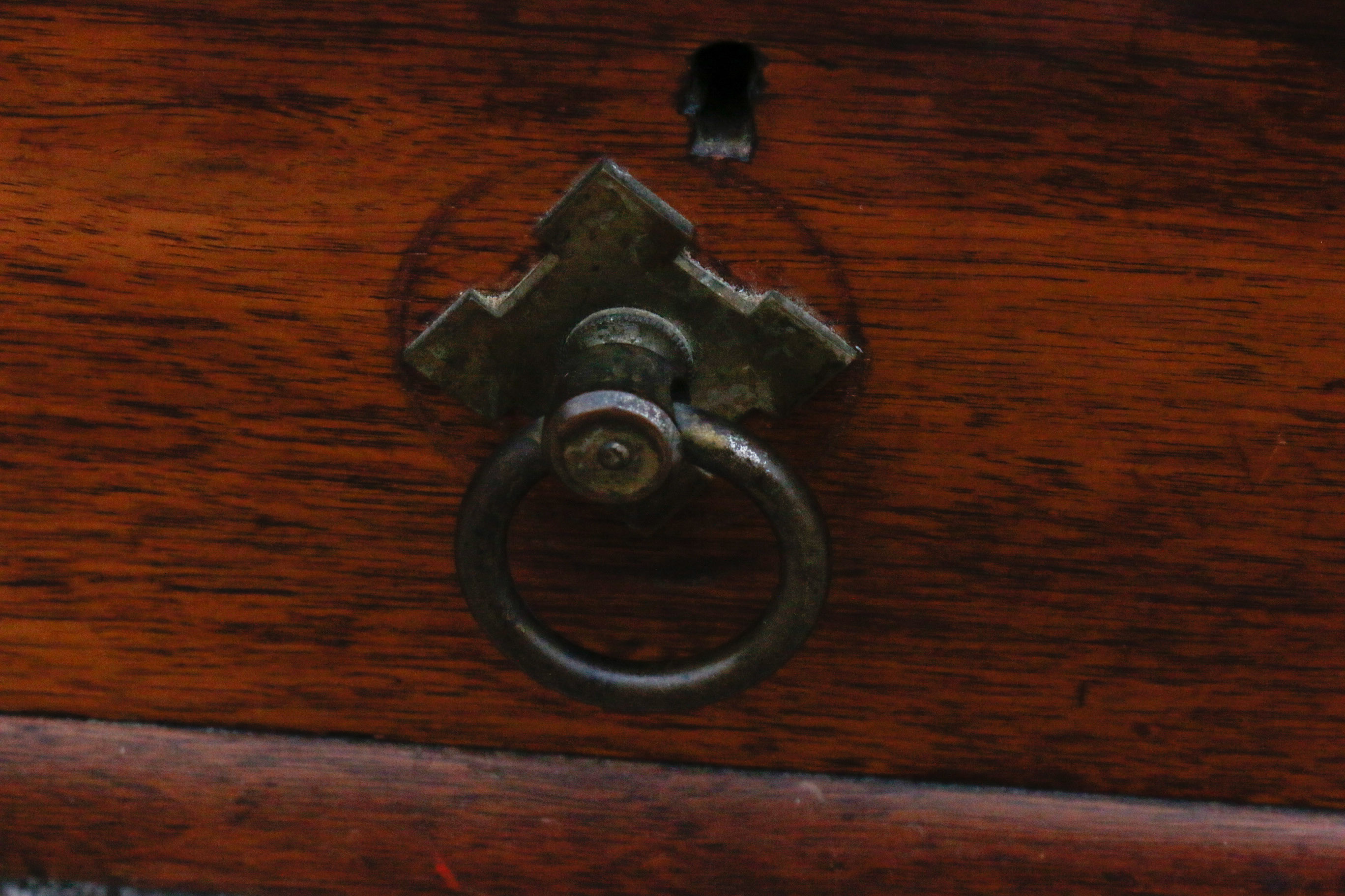 Antique Oak Blanket Chest