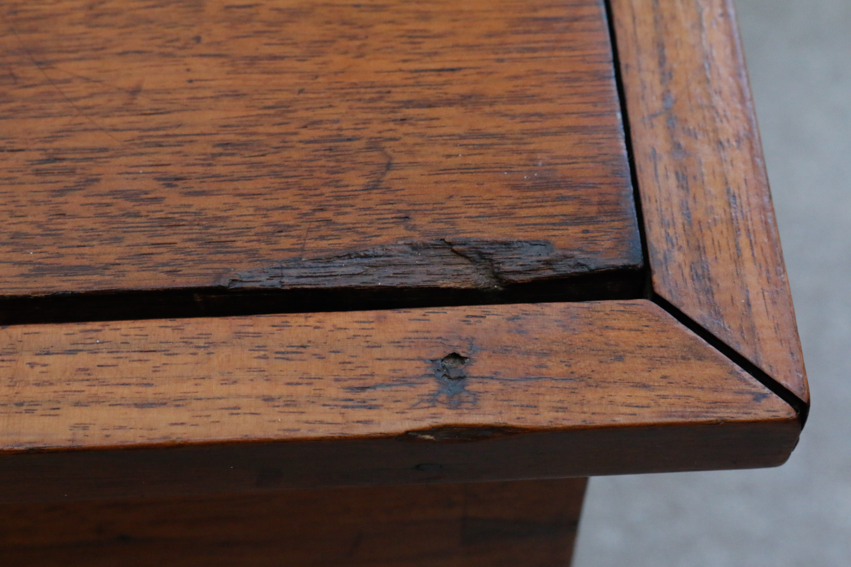 Antique Oak Blanket Chest