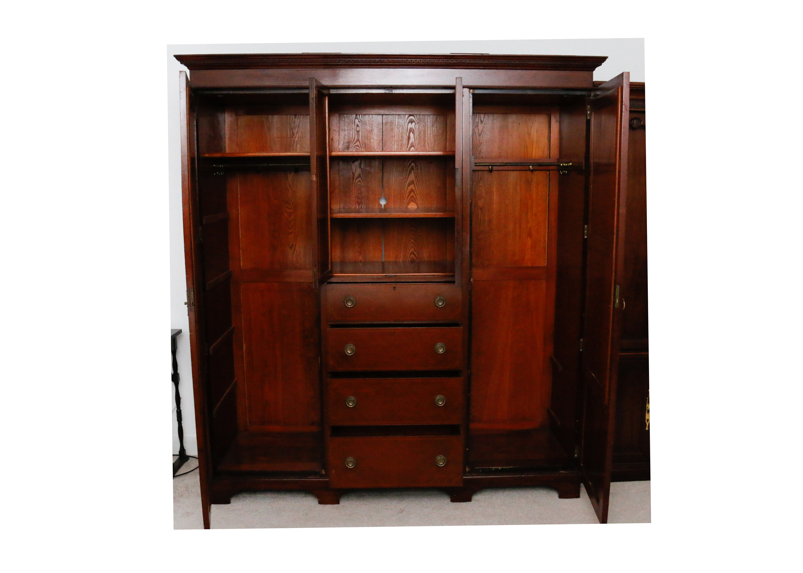 Antique Edwardian Style Wardrobe