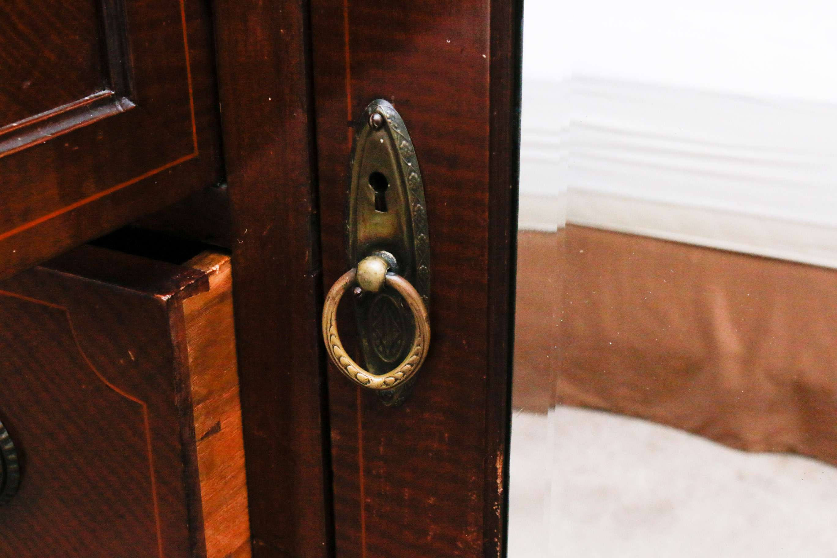 Antique Edwardian Style Wardrobe