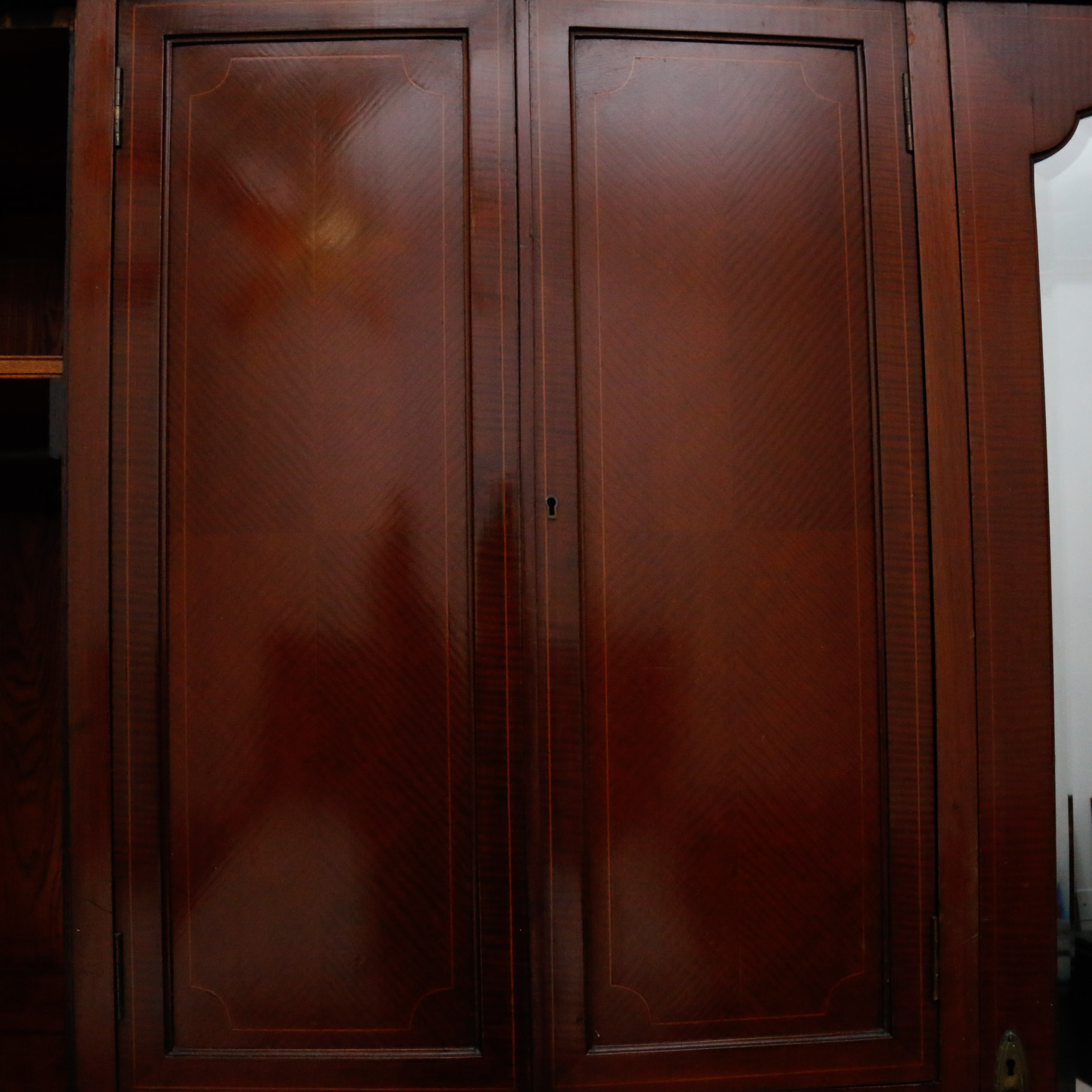 Antique Edwardian Style Wardrobe