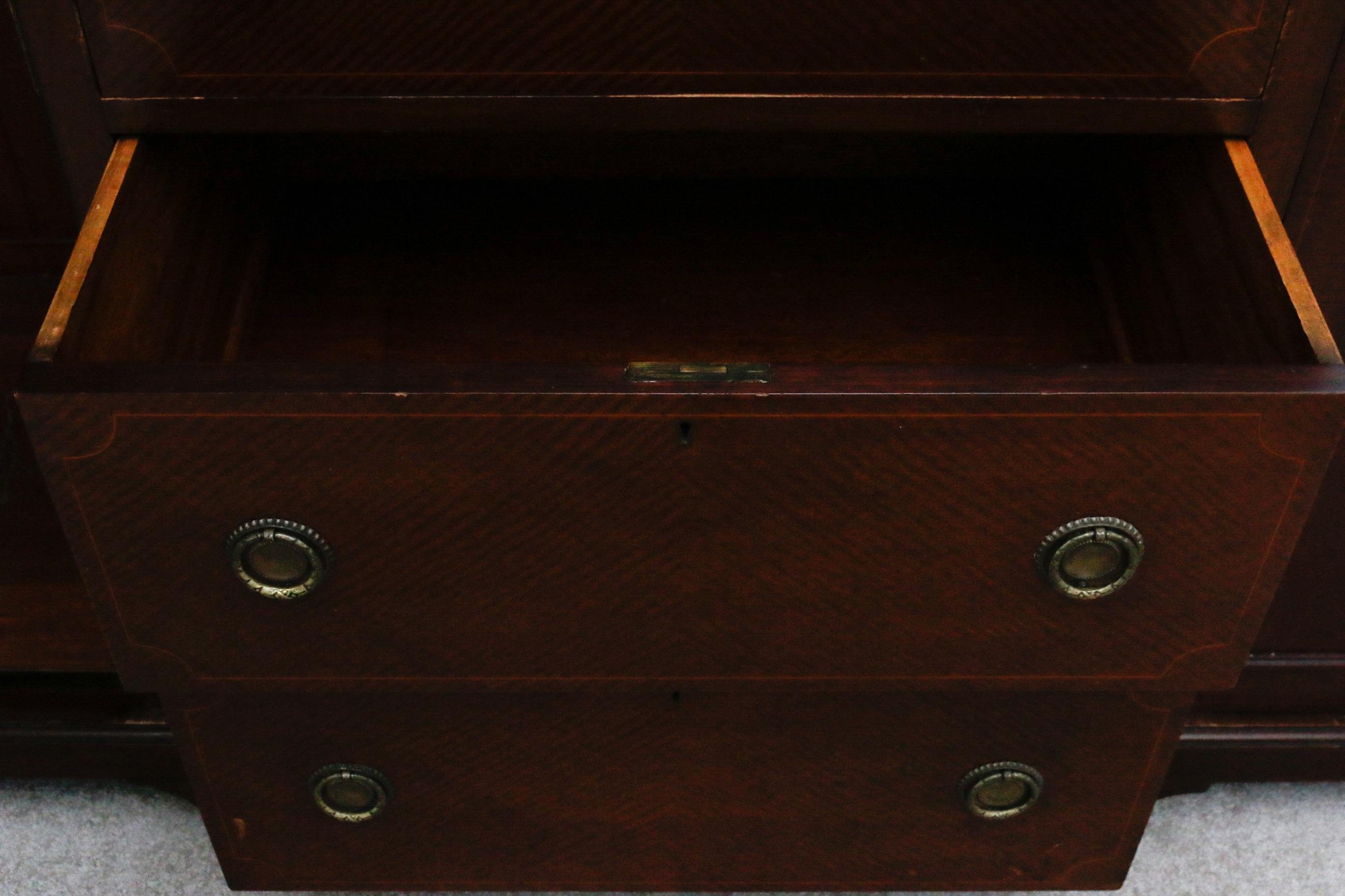 Antique Edwardian Style Wardrobe